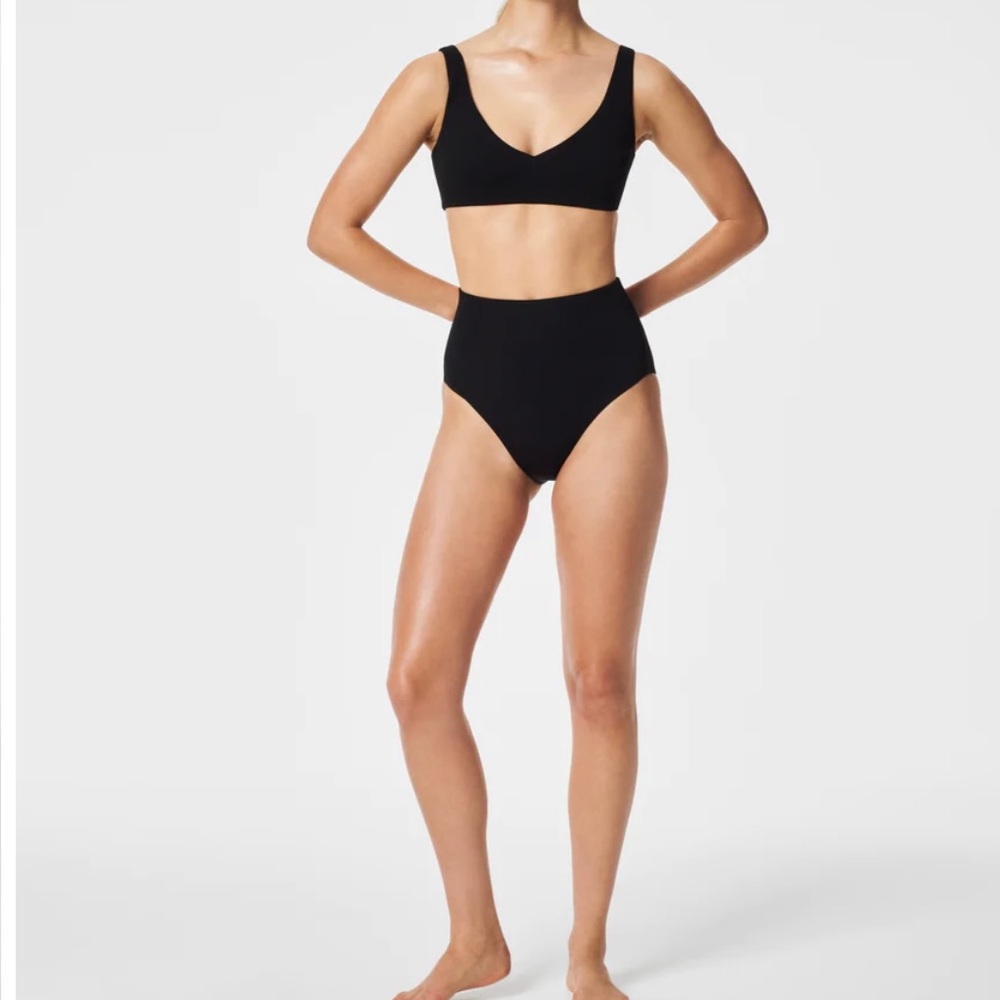 SPANX - NWT Pique Ultra High-rise Cheeky Swim Bottom